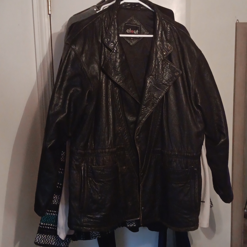 Mens leather jacket